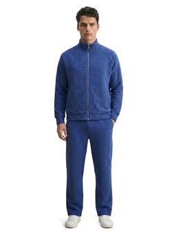The Indian Garage Co - Blue Relaxed Fit Textured Co-Ord Set