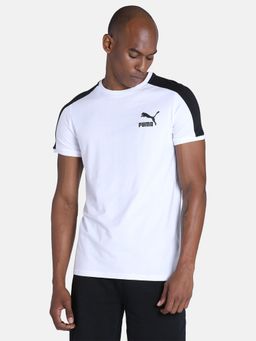 Puma - T7 Iconic Mens White T-Shirt