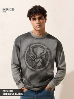 The Souled Store - Grey Pure Cotton Character Full Sleeves T-Shirt