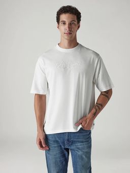 Levi's - Men's White Solid Regular Fit T-Shirt
