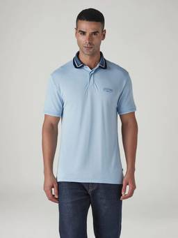 Levi's - Men's Blue Tech Pique Polo T-Shirt
