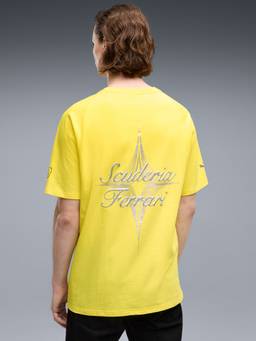 Puma - Scuderia Ferrari Vegas Yellow Men's Boxy T-Shirt