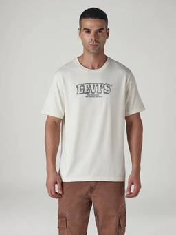 Levi's - Men's White Graphic Regular Fit T-Shirt