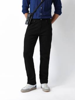 The Bear House - Men Black Causal Jeans