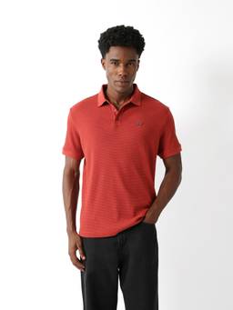 The Bear House - Men's Rust Causal Polo T-Shirt