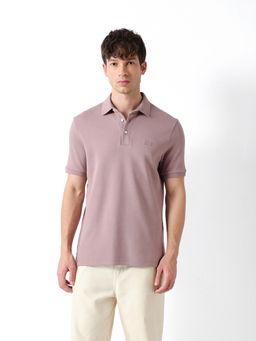 The Bear House - Men's Mauve Causal Polo T-Shirt
