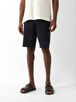 The Bear House - Men's Navy Blue Causal Shorts