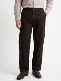The Bear House - Men's Dark Brown Causal Trouser