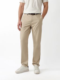 The Bear House - Men's Beige Causal Trouser