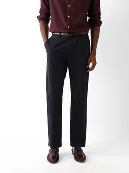 The Bear House - Men's Navy Blue Formal Trouser
