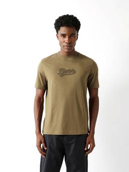The Bear House - Men's Olive Causal T-Shirt