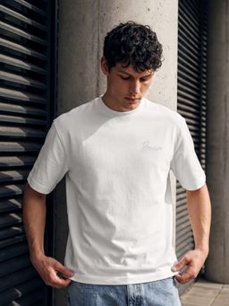 The Bear House - Men's White Causal T-Shirt