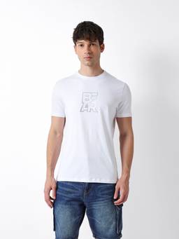 The Bear House - Men's White Causal T-Shirt