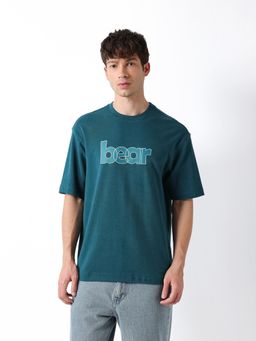 The Bear House - Men's Teal Causal T-Shirt