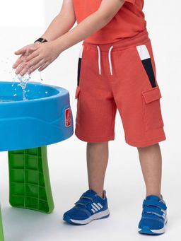 United Colors of Benetton - Rust Regular Fit Textured Shorts