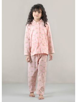 RATAN JAIPUR - Peach Fishes Nightsuit