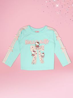 Cutecumber - Aqua Printed Full Sleeve T-Shirt
