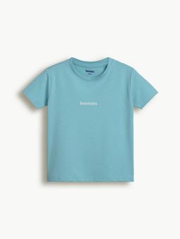 Bontots - Blue Kids Unisex Lyocell Cotton T-Shirt