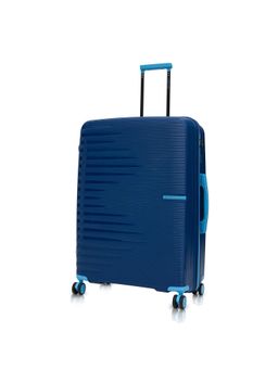 Nasher Miles - Blue Textured Trolley Bag (Medium)