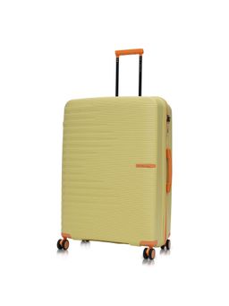 Nasher Miles - Cream Textured Trolley Bag (Large)