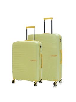 Nasher Miles - Green Textured Trolley Bag (Pack of 2) (M-L)