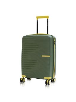 Nasher Miles - Green Textured Trolley Bag (Small)