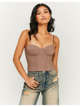 TALLY WEiJL - Beige Bustier Top