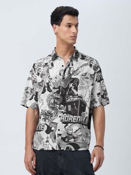 The Souled Store - White Holiday Shirt: Wagara