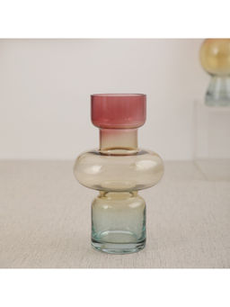 HomeTown - Pop Glass Vase in Multi Colour