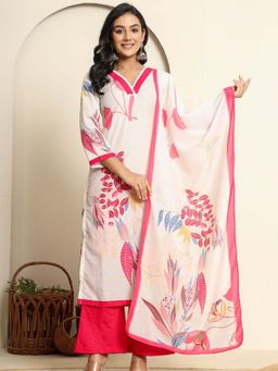 HOUSE OF JAMOTI - Rangeela Printed Kurta and Pant with Dupatta (Set of 3)