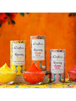 eCraftIndia - Rasrang Herbal Gulal Holi Colors (Pack Of 3)