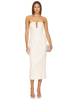 self-portrait - Sequin Boucle Midi Dress