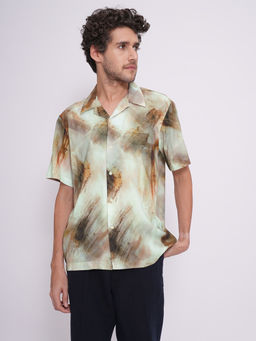 Selected - Men Printed Regular Fit Multicolor Shirt