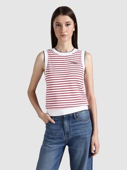 Tommy Hilfiger - Regular Fit Cotton Crew Neck Vest Top