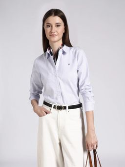 Tommy Hilfiger - Striped Regular Fit Cotton Shirt