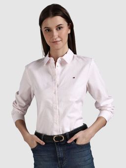 Tommy Hilfiger - Striped Regular Fit Cotton Shirt