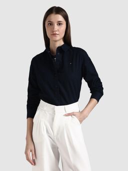Tommy Hilfiger - Solid Relaxed Fit Linen Shirt