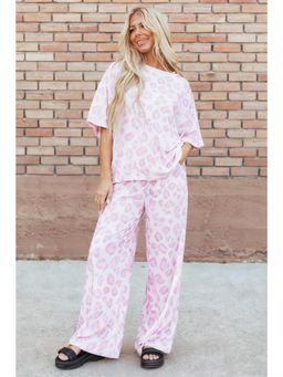Errabelly - Pink Leopard Two Piece Top and Pant