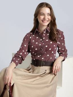 Tommy Hilfiger - Printed Relaxed Fit Polyester Shirt