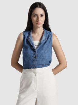 Tommy Hilfiger - Solid Regular Fit Cotton Shirt