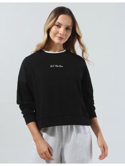 U.S. POLO ASSN. - Women's Solid Relaxed Fit Sweatshirt