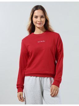 U.S. POLO ASSN. - Women's Solid Relaxed Fit Sweatshirt