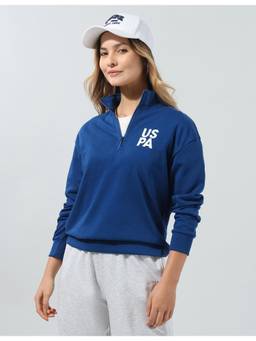 U.S. POLO ASSN. - Women's Solid Regular Fit Sweatshirt
