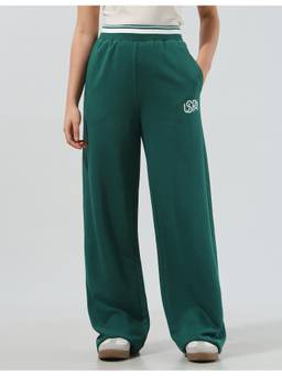 U.S. POLO ASSN. - Women's High Rise Wide Leg Fit Trouser