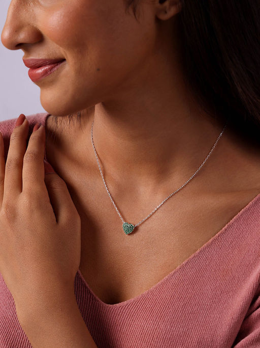 Silver Chain With Pendant Tanishq Buy Mia By Tanishq Evergreen