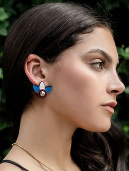 THE YV BRAND BY YASHVI VANANI - The Blue Bell Studs