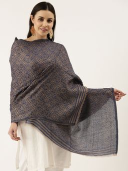 Pashmoda - Women Blue Fine Wool Stole