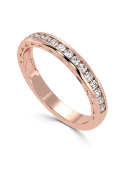 Ayanika - Rose Gold Bis Hallmark 14K Gold Lab-Grown Diamond Ring