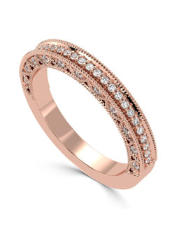 Ayanika - Rose Gold Bis Hallmark 14K Gold Lab-Grown Diamond Ring