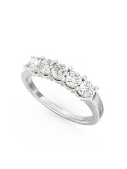 Ayanika - White Gold Bis Hallmark 14K Gold Lab-Grown Diamond Ring